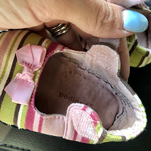 Pediped striped baby shoe - Picture 3 of 4